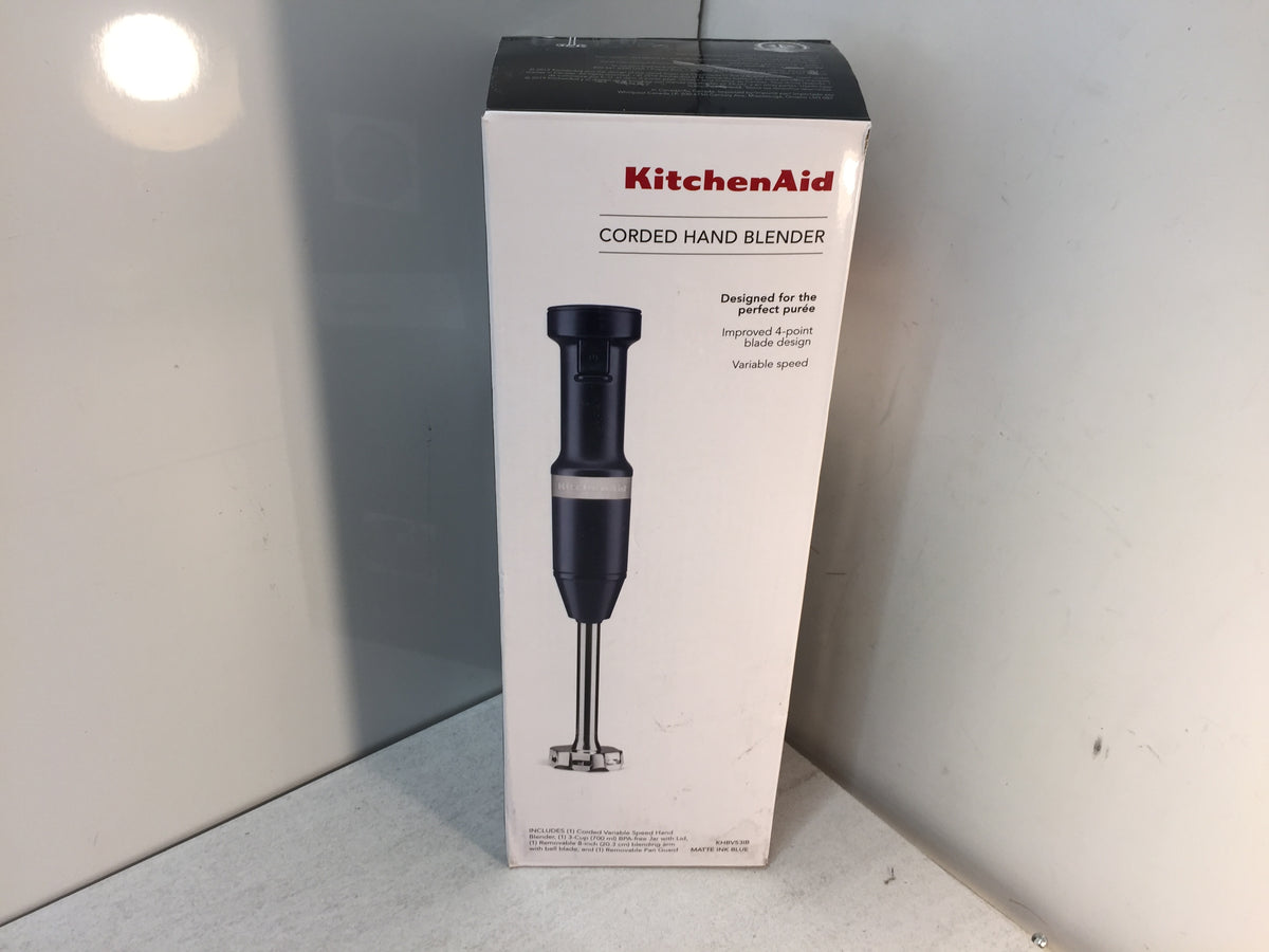 KitchenAid Variable Speed Corded Hand Blender KHBV53 Ink Blue