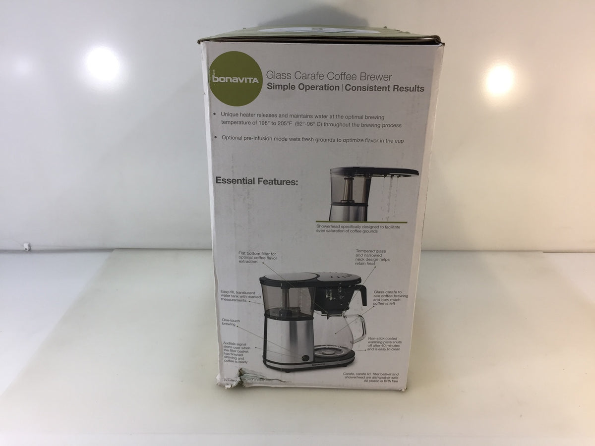 Bonavita 1901GW 8 Cup Coffee Maker with Hot Plate Overview 