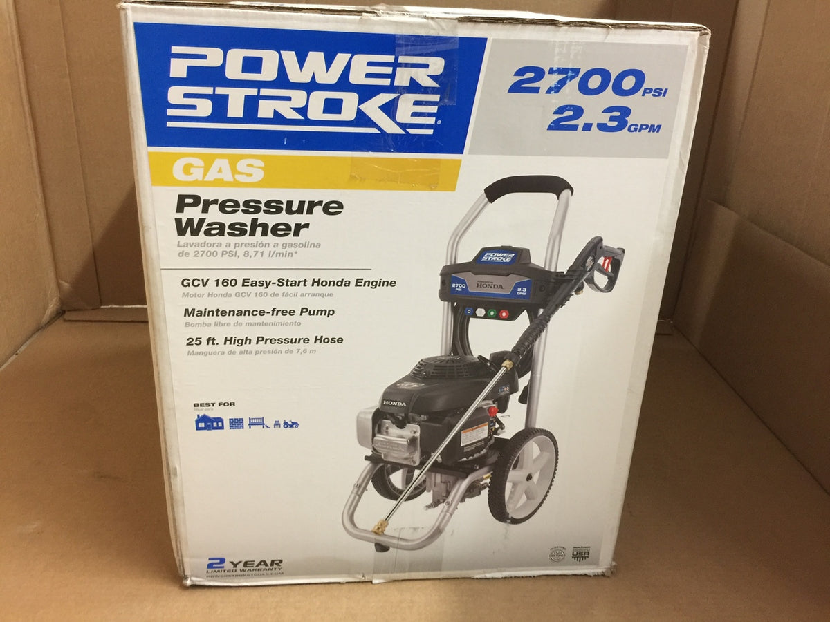 Powerstroke 2700 psi 2.3 shop gpm honda gas pressure washer