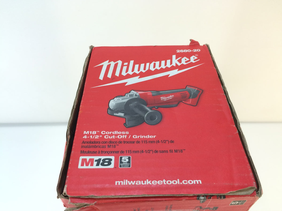 Milwaukee Electric Tools Meuleuse Cut-Off M18 4-1 / 2In 2680-20