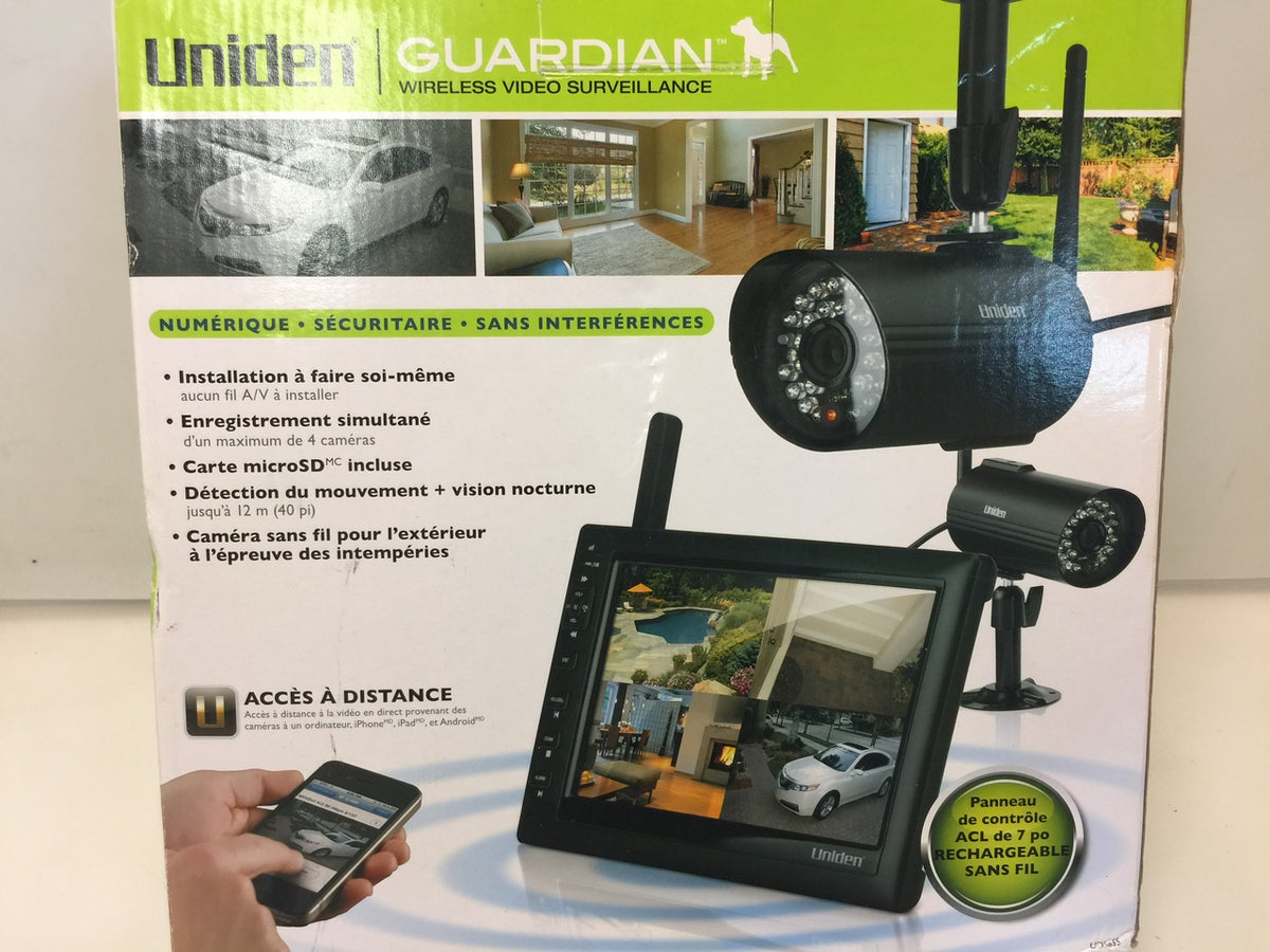 Uniden uds655 digital wireless video sales surveillance system