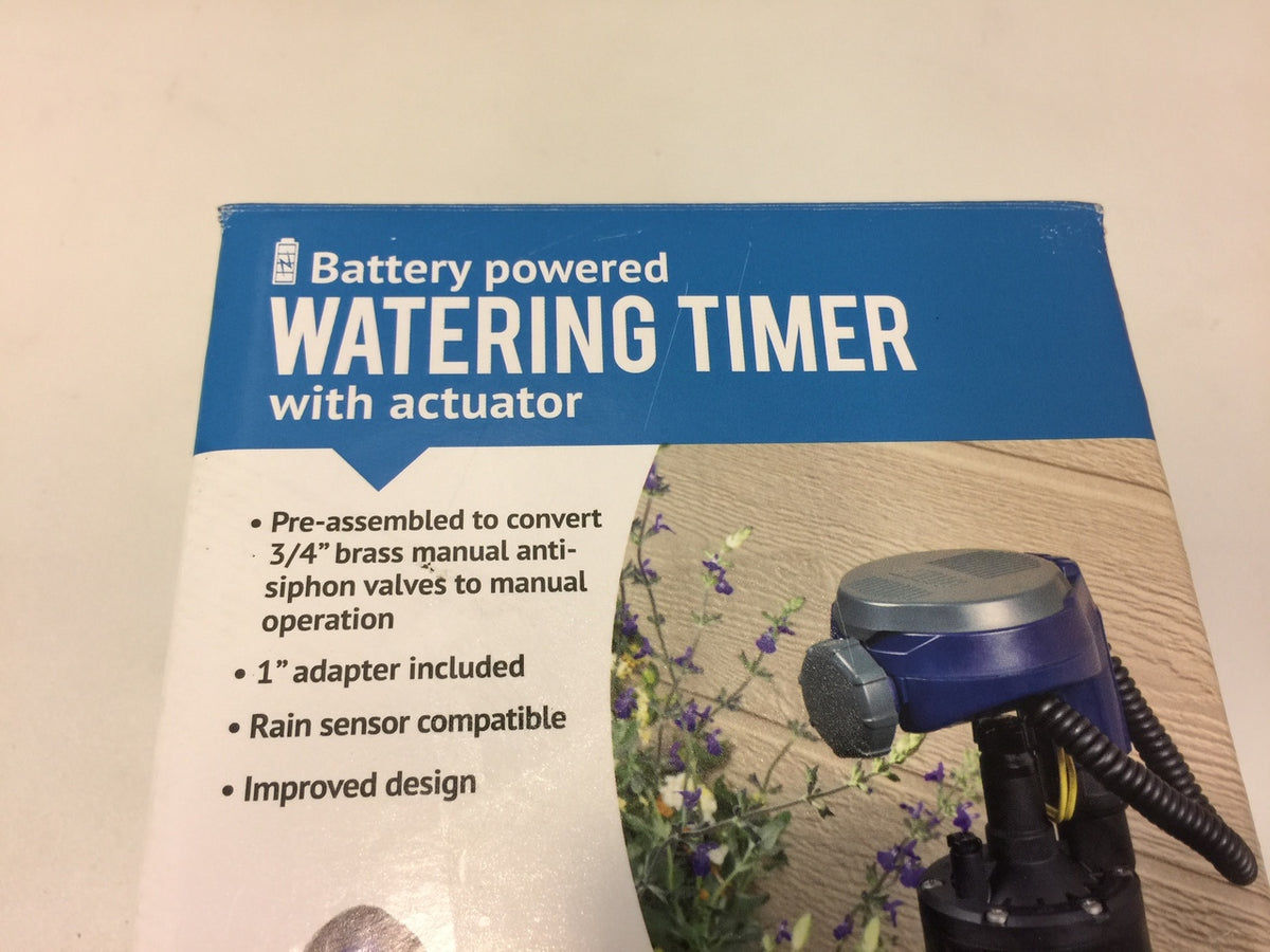 Completely Waterproof Battery Operated Digital Timer with 3/4 in. Actuator