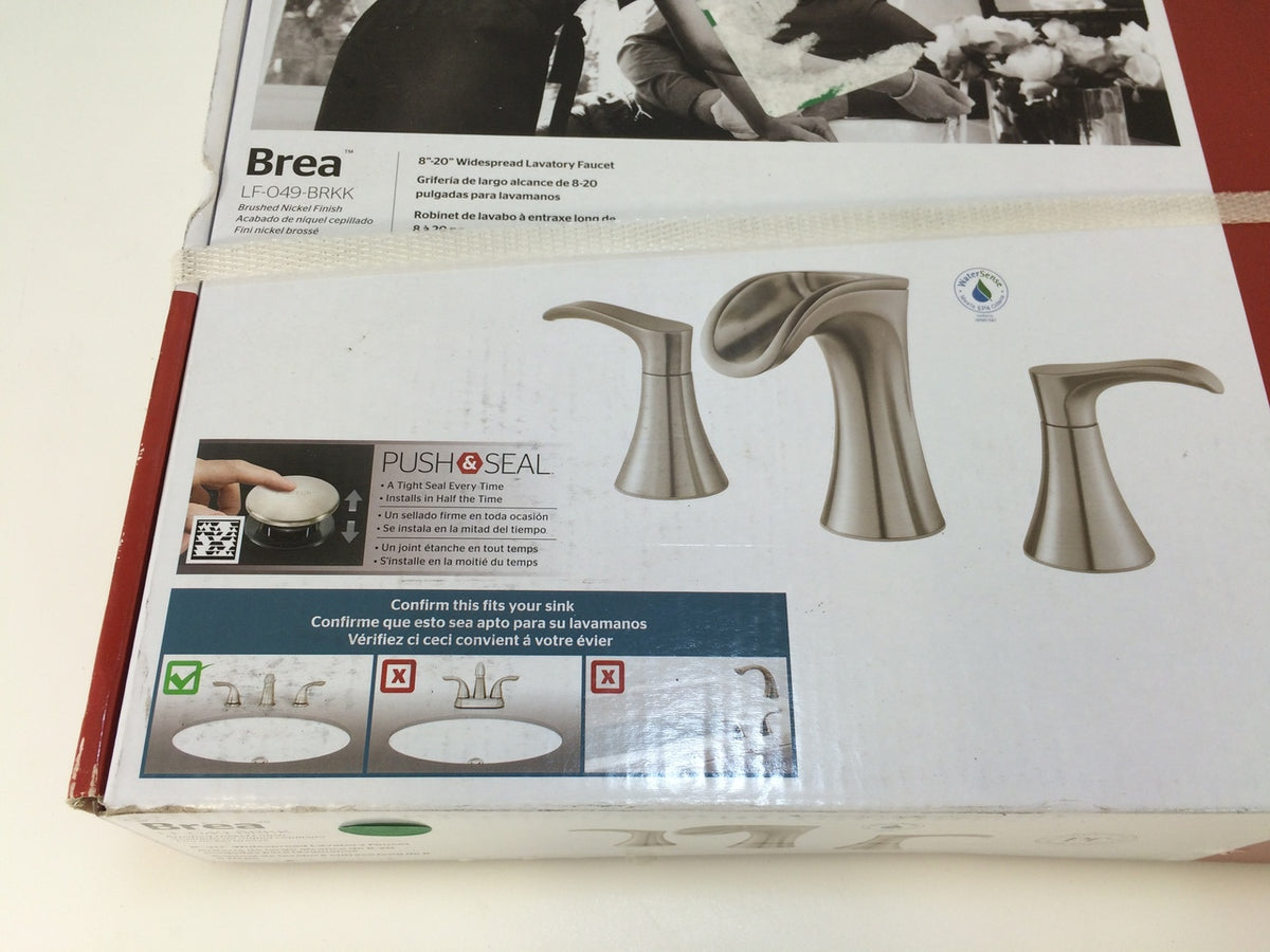 Pfister Brea 8”-20” Widespread popular Bathroom Faucet (LF-049-BRKK)