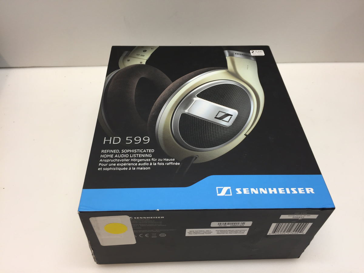 Sennheiser HD-599 Around-Ear Headphones (Matte Ivory) 506831 B&H