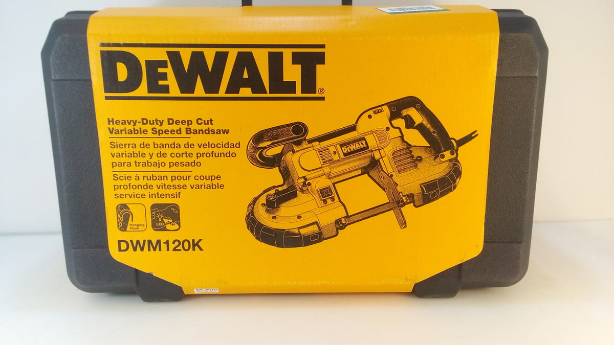 Dewalt dwm120k heavy duty deep discount cut portable band saw kit