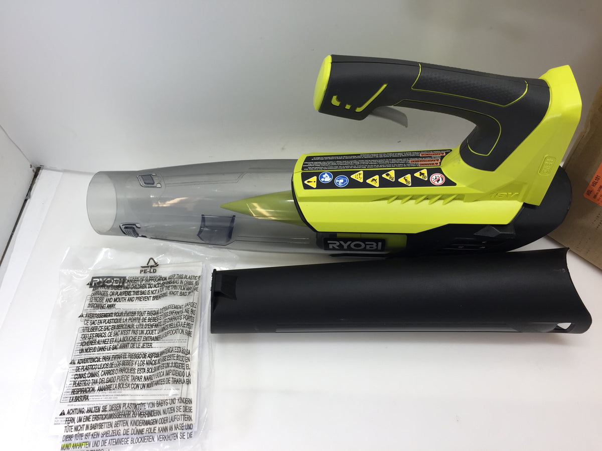 RYOBI P21081A ONE 100MPH 280CFM 18V Cordless Jet Fan Leaf Blower Bare