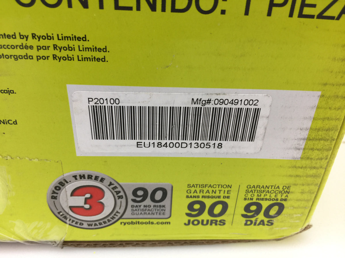 Ryobi p20100 deals