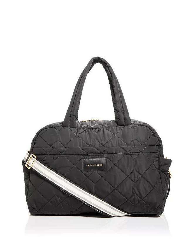 Marc Jacobs Quilted outlet Nylon Weekender Large, Black