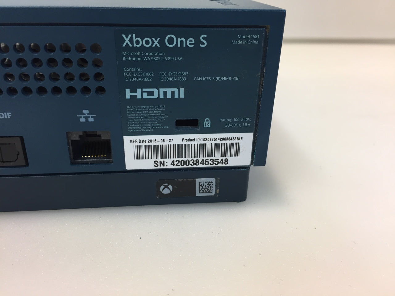 Xbox One 2024 S 500 GB in Deep Blue Special Edition