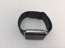 Load image into Gallery viewer, Apple Watch 42mm Stainless Steel Case BLACK Sport Band - (MJ3V2LL/A)
