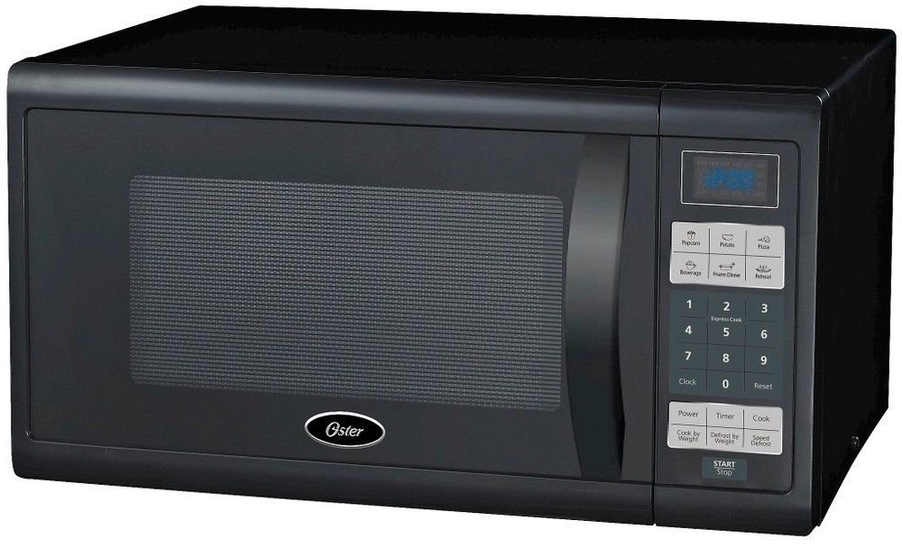 Oster 1.4-cu ft 1,200-Watt Countertop Microwave (Black) at