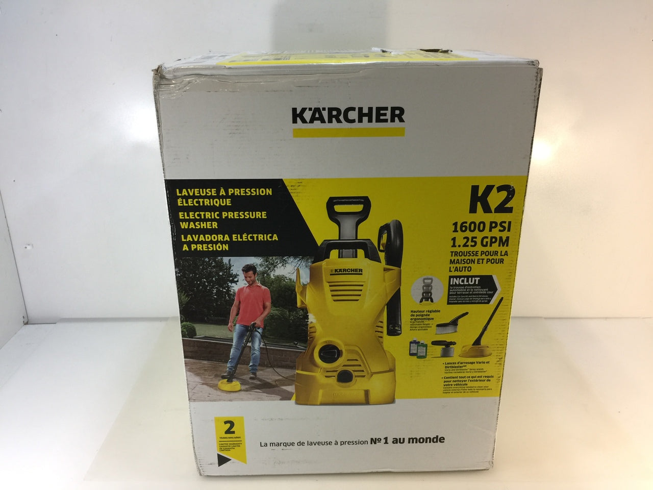 Karcher K2 Car Care Kit 1600 PSI Electric Pressure Washer 