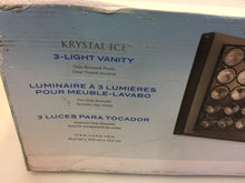 Load image into Gallery viewer, Kichler 37416 Krystal Ice 3-Light 17.8&quot; Bronze Rectangle Vanity Light 759887
