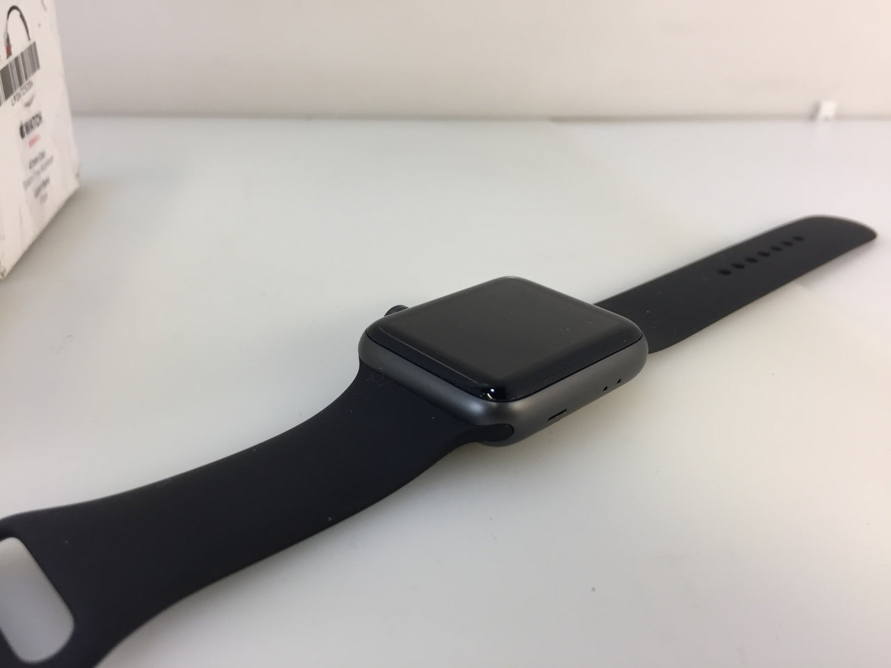 Apple Watch Series 3 MQK22LL A 42mm Space Gray Aluminium Case Black Sp NT Electronics LLC