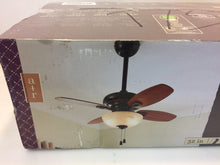 Load image into Gallery viewer, allen+roth 00882 Laralyn 32&quot; Oil-Rubbed Bronze Incandescent Ceiling Fan 357652
