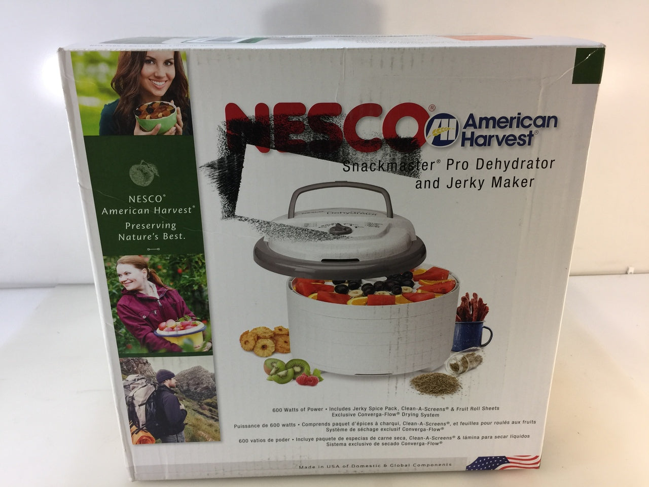 Nesco American Harvest FD-75PR Snackmaster Pro 600-Watt Food