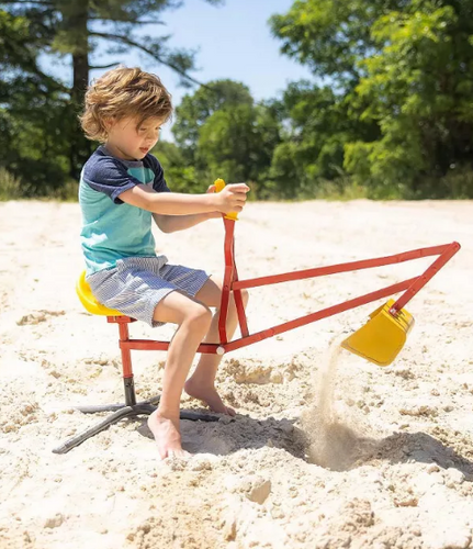 HearthSong Sturdy Steel Sand Digger with 360 Degree Rotation