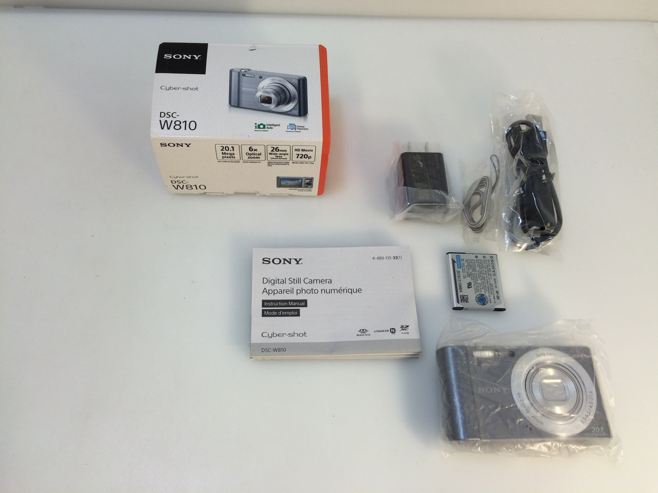 Sony Cybershot (DSC-W810) 20.1MP Digital Compact Camera with 6x Optica