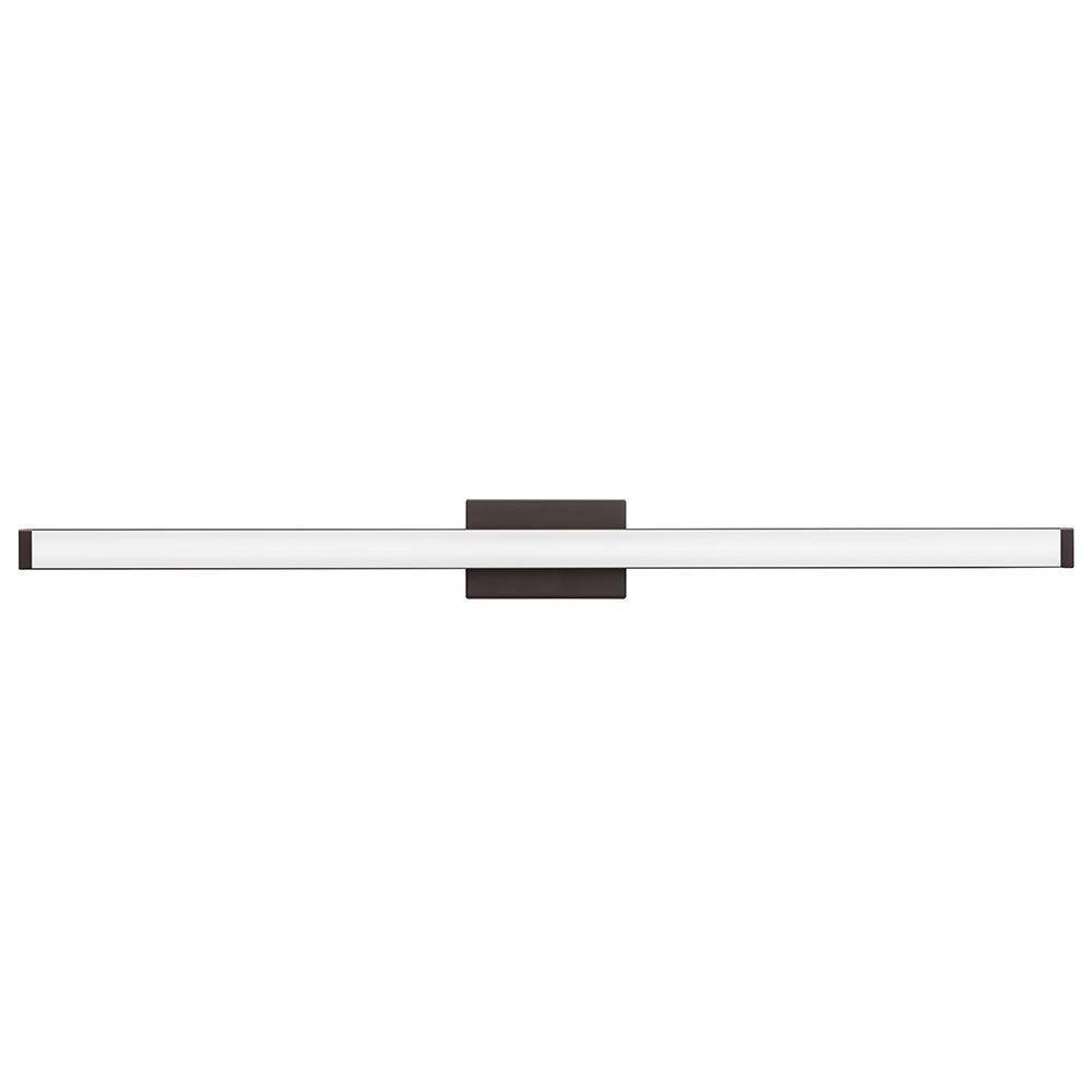 Lithonia Lighting Contemporary Square 4-Light Bronze 3K LED Vanity Light FMVCSL