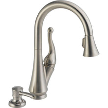 Load image into Gallery viewer, Delta 16968-SSSD-DST Talbott 1-Handle Sprayer Kitchen Faucet Stainless
