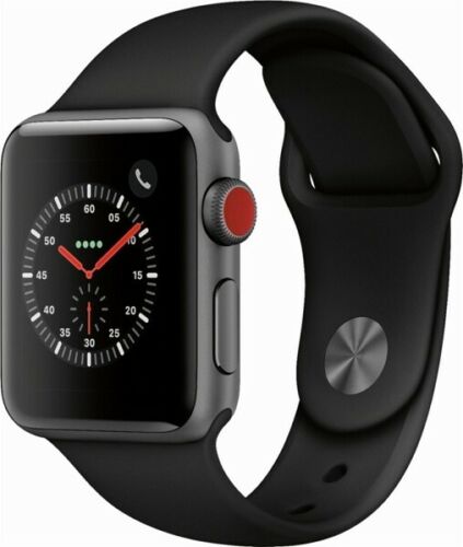 Apple Watch Series 3 — shops 38mm Aluminum Case with Extra Bands