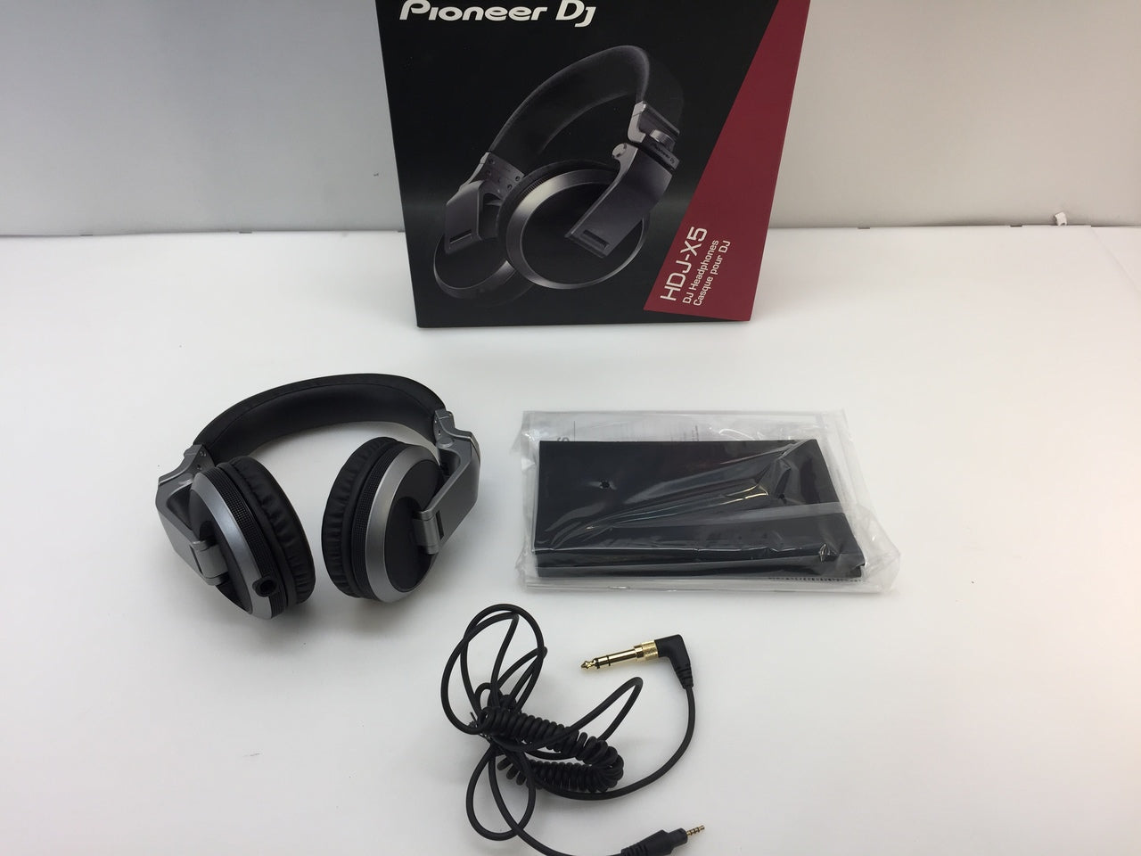 Silver, Pioneer Over-Ear NOB NT Headphones Electronics DJ LLC HDJ-X5 DJ –
