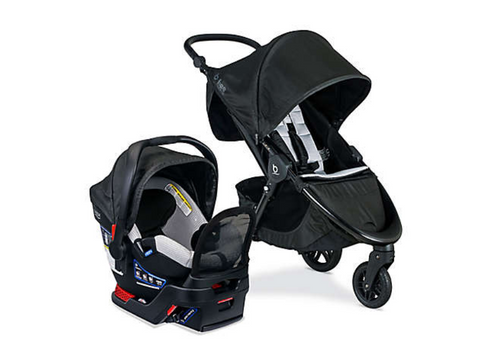 BRITAX B-Free Premium & B-Safe Gen2 FlexFit Plus Travel System, Clean Comfort