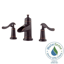 Load image into Gallery viewer, Pfister LG49-YP1Y Ashfield 8&quot; Widespread Bathroom Faucet, Tuscan Bronze
