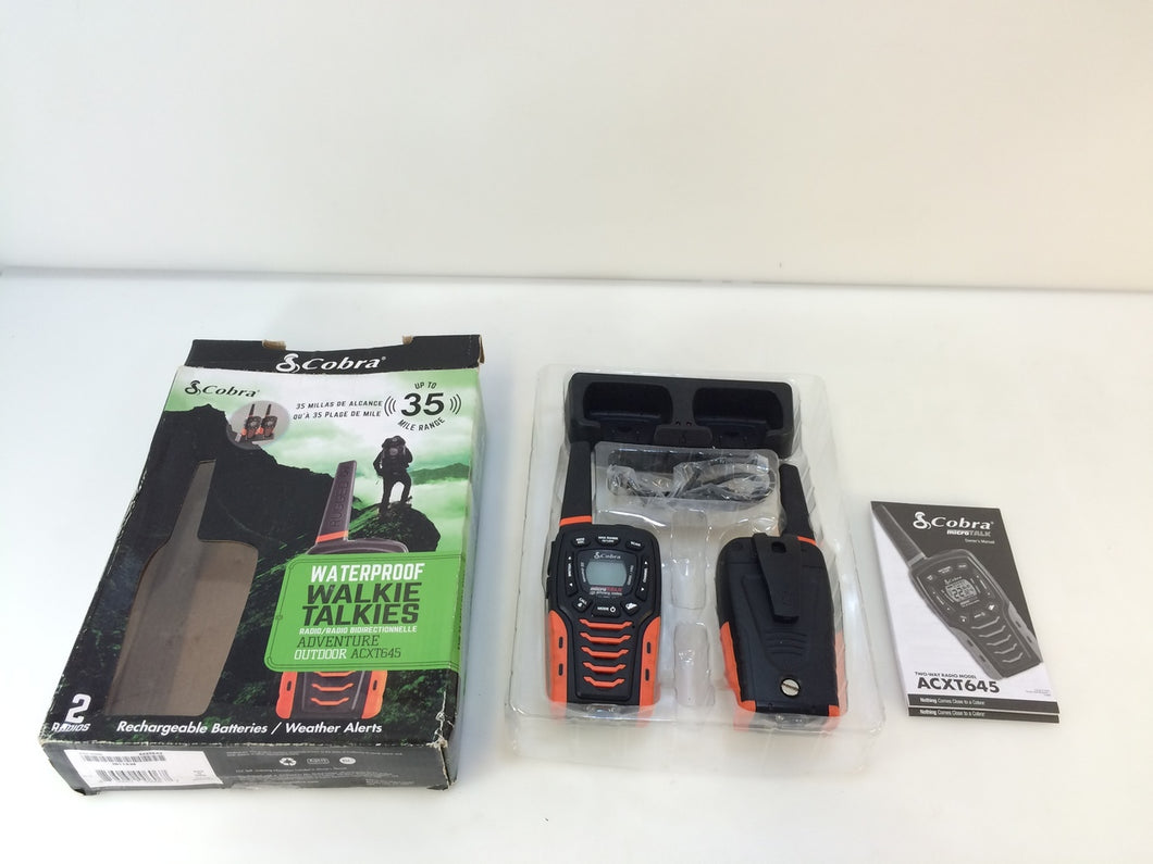 Cobra ACXT645 Waterproof Walkie Talkies x2 Radios