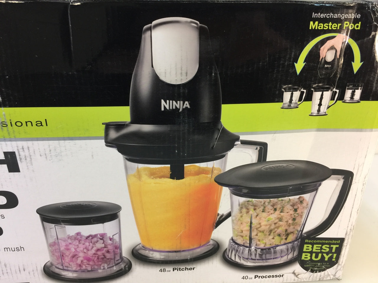 Ninja Master Prep Professional Chopper Blender Food Processor