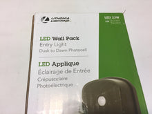 Load image into Gallery viewer, Lithonia Lighting OLWP Bronze Outdoor Integrated LED Wall Pack Light
