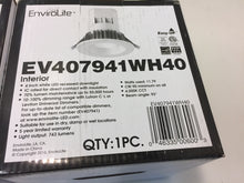 Load image into Gallery viewer, (3-pk) EnviroLite EV407941WH40 4&quot; Bright White LED Easy Up Recessed Light
