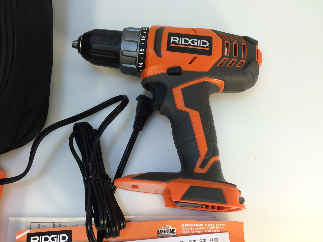 RIDGID R860052K 18 Volt Lithium Ion 1 2 in. Cordless Compact Drill Dri NT Electronics LLC