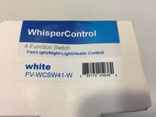 Load image into Gallery viewer, Panasonic FV-WCSW41-W WhisperControl 4-Function Fan Control Switch
