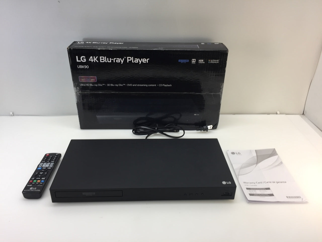 LG 4K Ultra HD Blu-ray Player