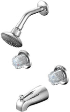 Load image into Gallery viewer, Project Source F2010515CP Chrome 2-Handle Tub &amp; Shower Faucet 434265
