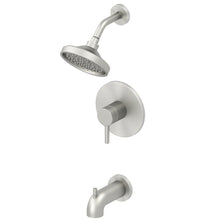 Load image into Gallery viewer, Jacuzzi 873W-5604 Duncan Brushed Nickel 1-Handle Bathtub &amp; Shower Faucet 702750
