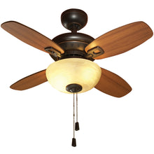 Load image into Gallery viewer, allen+roth 00882 Laralyn 32&quot; Oil-Rubbed Bronze Incandescent Ceiling Fan 357652
