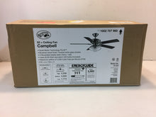 Load image into Gallery viewer, Hampton Bay 91359 Campbell 52&quot; LED Brushed Nickel Ceiling Fan 1002707960
