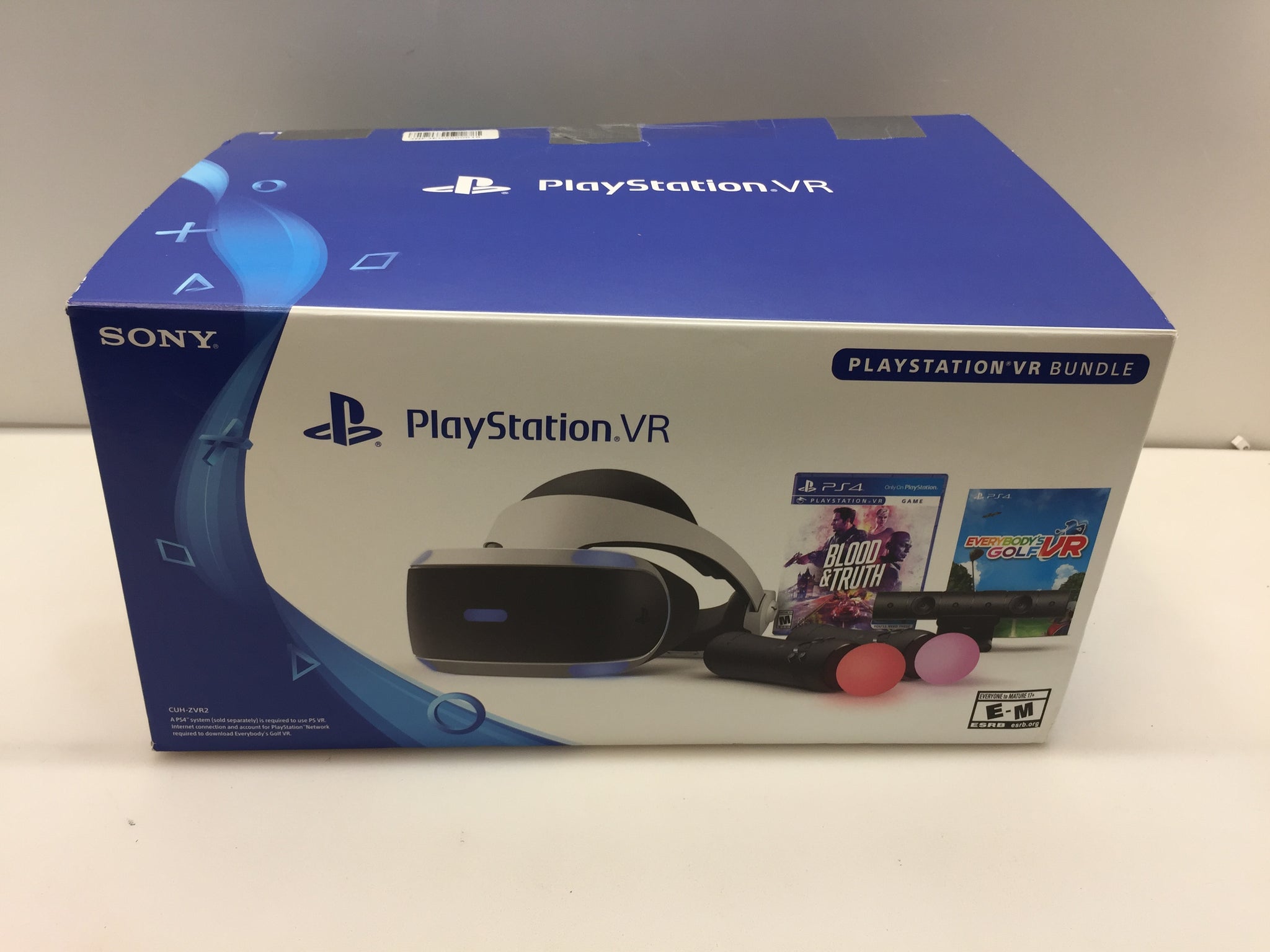 Sony PlayStation VR CUH-ZVR2 Blood & Truth and Everybody's Golf VR
