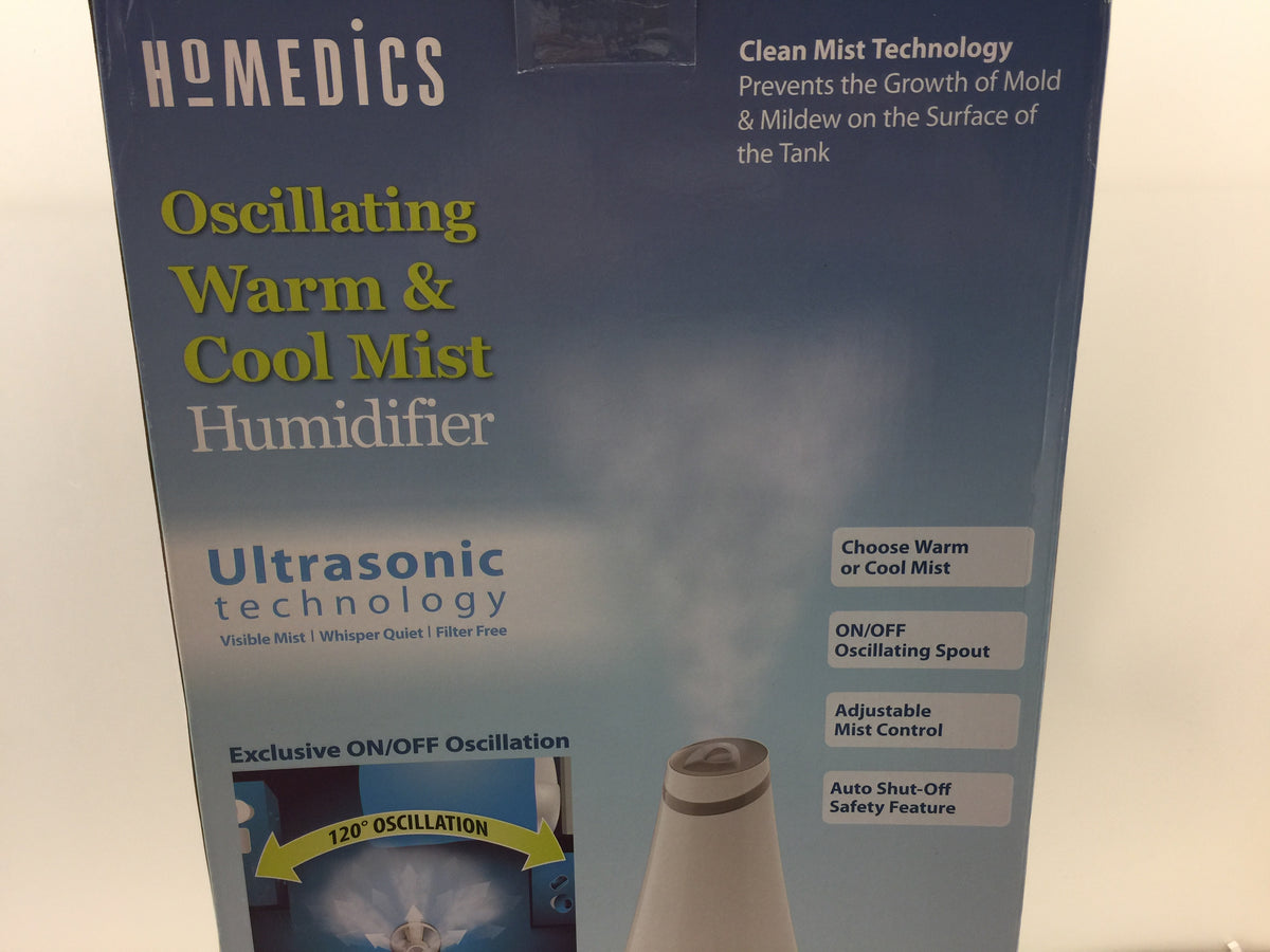 HoMedics UHE-OW14C Ultrasonic Humidifier – NT Electronics LLC