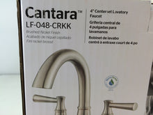 Load image into Gallery viewer, Pfister LF-048-CRKK Cantara 4&quot; Centerset 2-Handle Bath Faucet, Brushed Nickel
