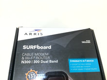 Load image into Gallery viewer, ARRIS SURFboard SBG6580 DOCSIS 3.0 Cable Modem Wi-Fi N300 Dual Band Router
