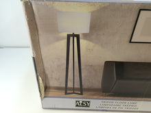 Load image into Gallery viewer, Alsy 19226-001 58 in. Black Tripod Floor Lamp with Shade
