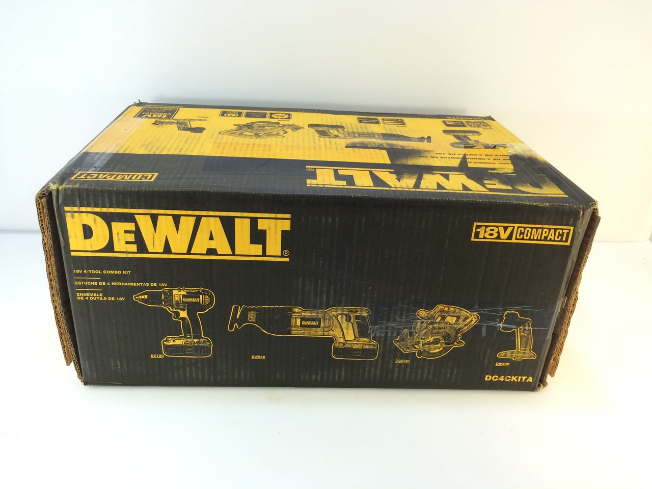 DEWALT DC4CKITA 18V NiCd Cordless Combo Kit 4 Tool NT Electronics LLC