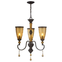 Load image into Gallery viewer, World Imports WI61025 3-Light Oil-Rubbed Bronze Chandelier
