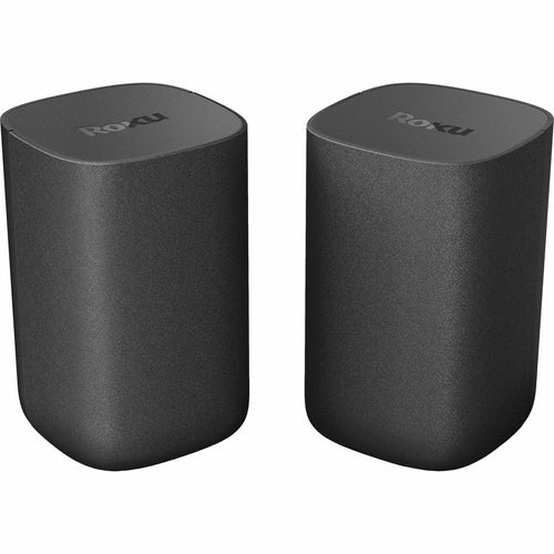 Roku 9020R2 Wireless Rear Speakers (Pair) for Roku TV, Smart Soundbar, Streambar